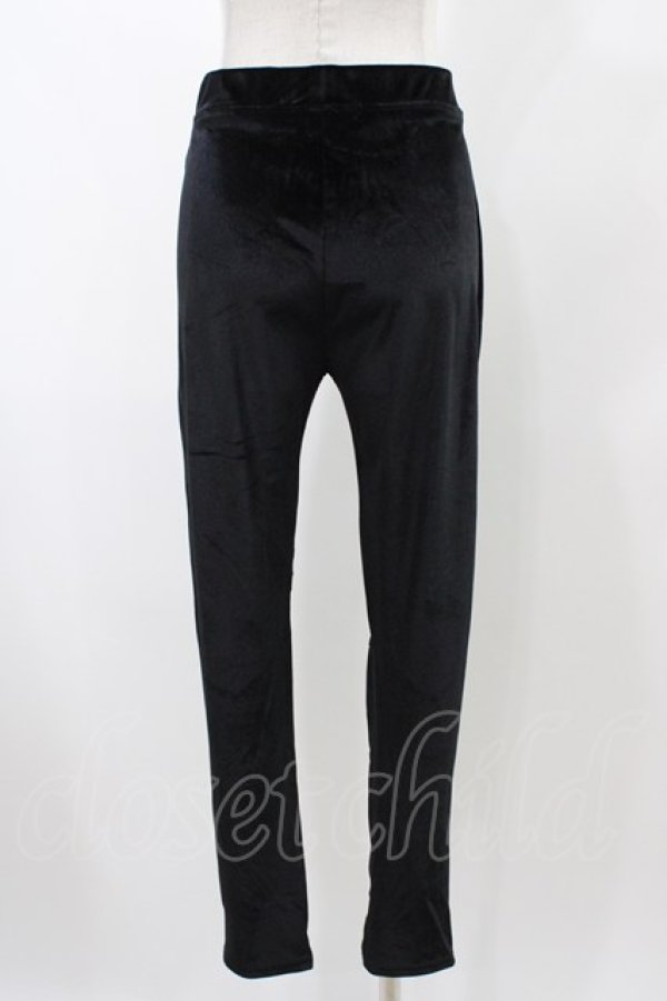 画像2: Restyle / Beaded leggings L ブラック H-25-12-14-1013-GO-PA-KB-ZH (2)