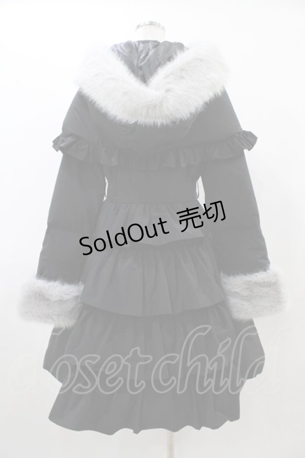 画像2: BAROQUE / Marshmallow Puffダッフルフリルコート L ブラック H-25-12-14-1016-EL-CO-KB-ZH (2)