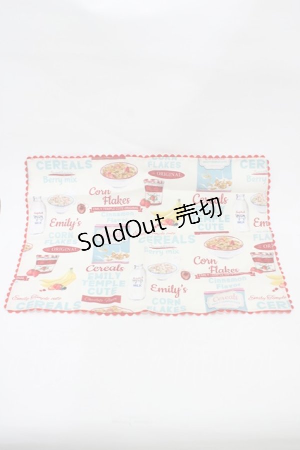 画像1: Emily Temple cute / Cerealランチョンマット  アイボリー H-25-12-14-1003-ET-ZA-KB-ZH (1)