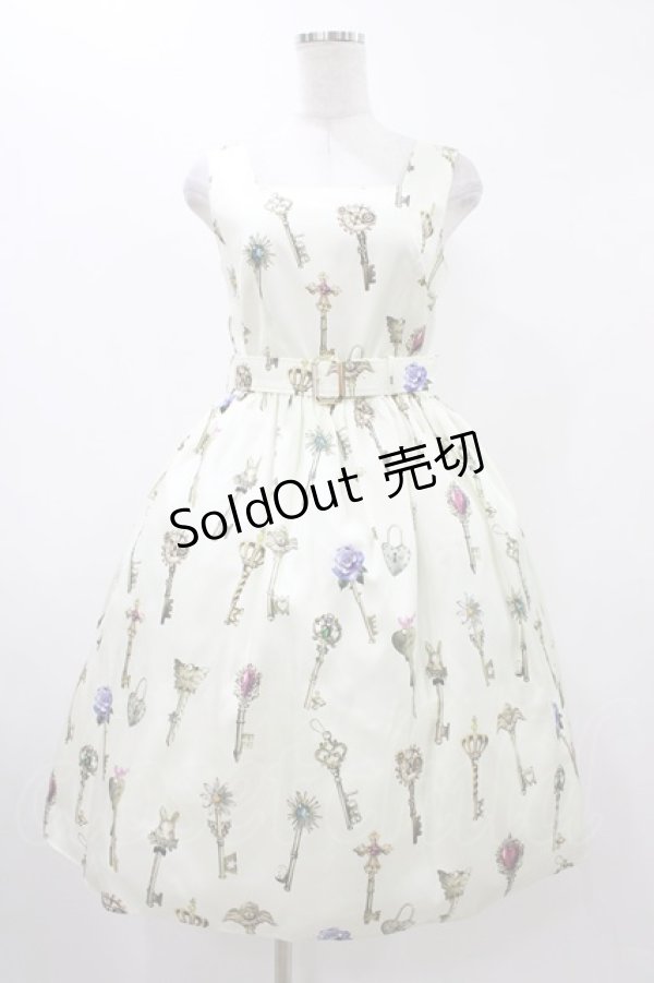 画像1: MILK / ラビリンスKeyジャンスカ  アイボリー H-25-12-14-1023-ML-OP-KB-ZH (1)