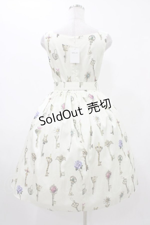 画像2: MILK / ラビリンスKeyジャンスカ  アイボリー H-25-12-14-1023-ML-OP-KB-ZH (2)