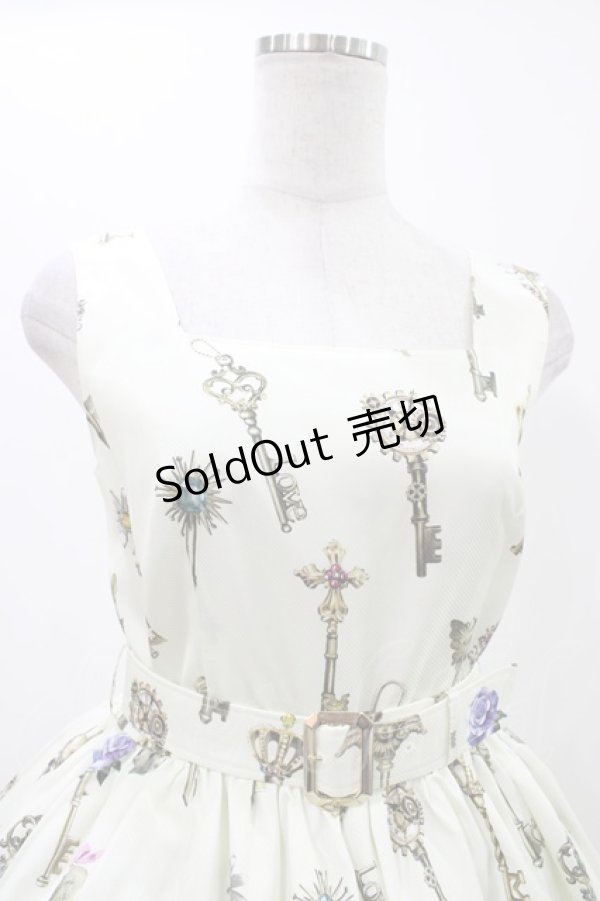 画像4: MILK / ラビリンスKeyジャンスカ  アイボリー H-25-12-14-1023-ML-OP-KB-ZH (4)