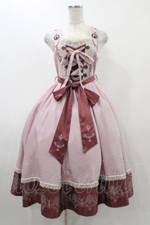 画像: Ozz oneste / Fairy tale Roseジャンパースカート  ピンク H-25-12-14-1024-OO-OP-KB-ZH
