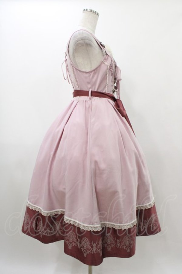 画像3: Ozz oneste / Fairy tale Roseジャンパースカート  ピンク H-25-12-14-1024-OO-OP-KB-ZH (3)