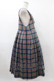 画像3: Jane Marple / タータンチェックタブリエドレス  ブリック H-25-12-14-1025-JM-OP-KB-ZH (3)