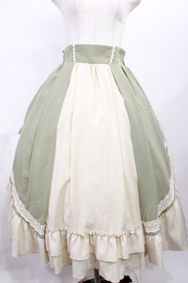 画像1: axes femme kawaii / マリアンヌスカート M グリーン H-25-12-14-010-AX-SK-NS-ZH (1)