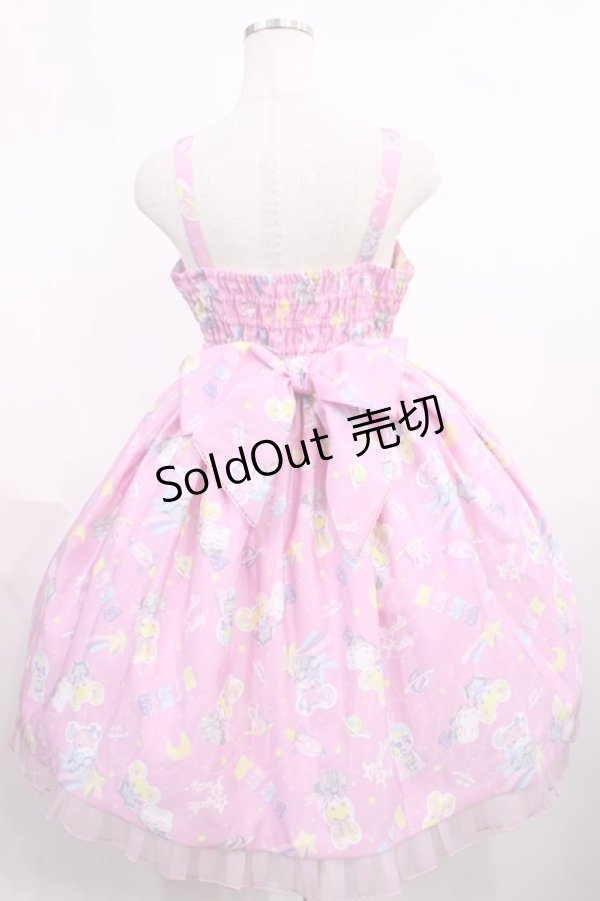画像3: Angelic Pretty / SPACE TOYSジャンパースカートSet Free ピンク H-25-12-14-001-AP-OP-NS-ZH (3)