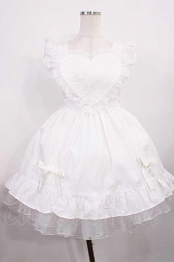 画像1: BABY,THE STARS SHINE BRIGHT / ハートエプロン Free オフ H-25-12-14-014-BA-OP-NS-ZH (1)