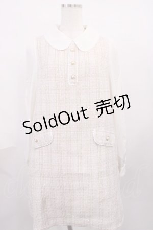 画像: Amavel / ファンシーツイードワンピース Free ピンク H-25-12-14-019-CA-OP-NS-ZH