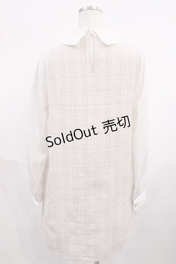 画像2: Amavel / ファンシーツイードワンピース Free ピンク H-25-12-14-019-CA-OP-NS-ZH (2)