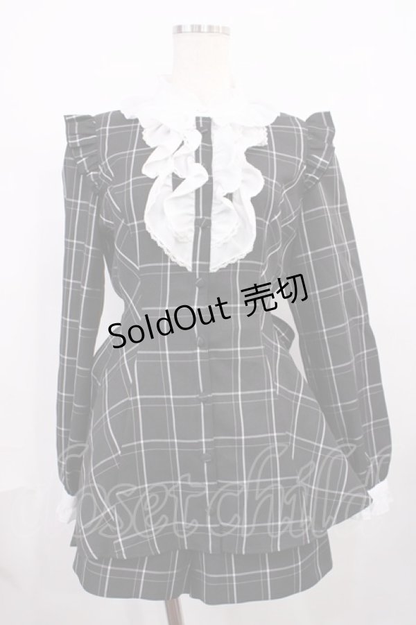 画像1: Secret Honey / アクセサリーリボン付きセットアップ Free ブラック H-25-12-14-020-CA-OP-NS-ZH (1)