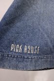 画像3: PINK HOUSE / ワッペンデニムジャンパースカート FREE ブルー H-25-12-14-022-LO-OP-NS-ZH (3)