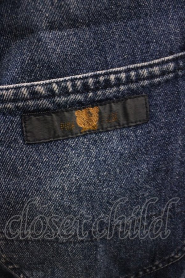 画像4: PINK HOUSE / ワッペンデニムジャンパースカート FREE ブルー H-25-12-14-022-LO-OP-NS-ZH (4)