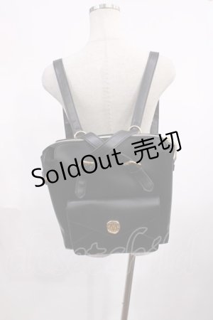 画像: m petit by misako / AMリュック  ブラック H-25-12-14-032-LO-BG-NS-ZH