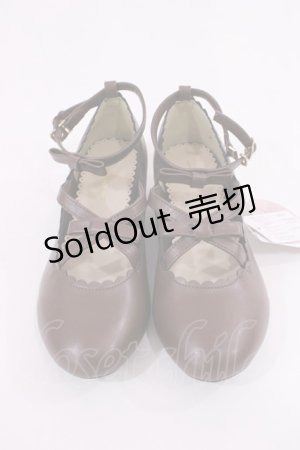 画像: m petit by misako / AMリボンストラップPPS L ブラウン H-25-12-14-039-LO-SH-NS-ZH