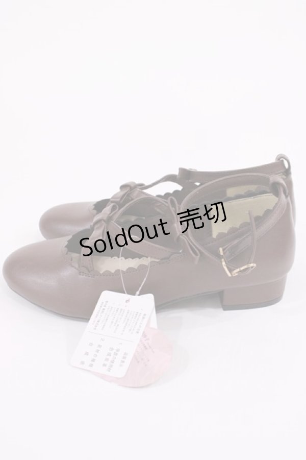 画像2: m petit by misako / AMリボンストラップPPS L ブラウン H-25-12-14-039-LO-SH-NS-ZH (2)