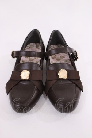 画像: m petit by misako / AMPUリボンPPS L ブラウン H-25-12-14-040-LO-SH-NS-ZH