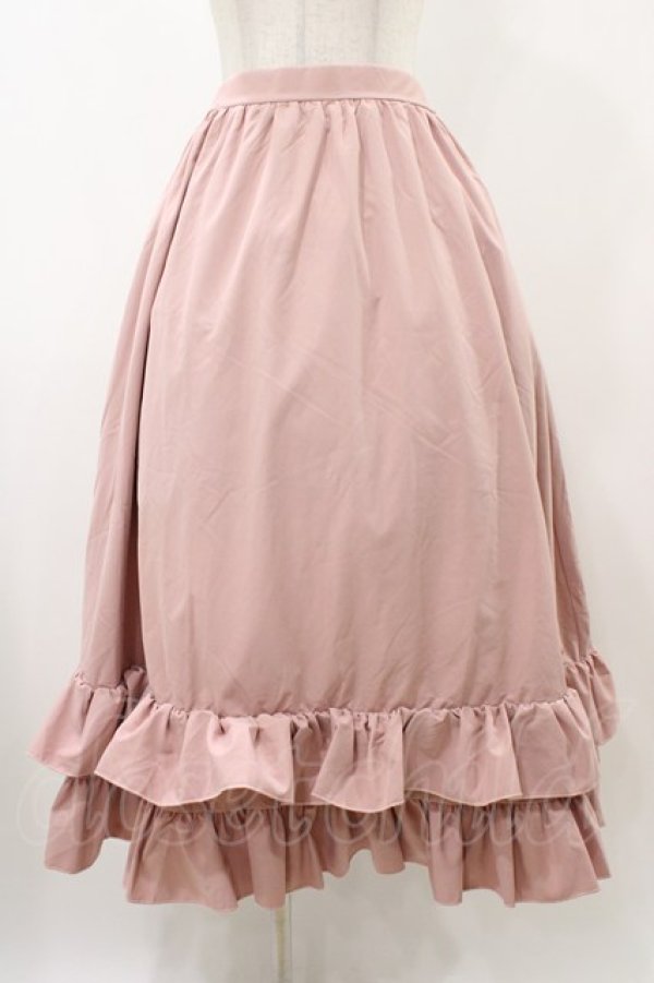 画像1: FLC / MINA*ティアードスカート L ピンク H-25-12-16-1044-0-SK-NS-ZH (1)