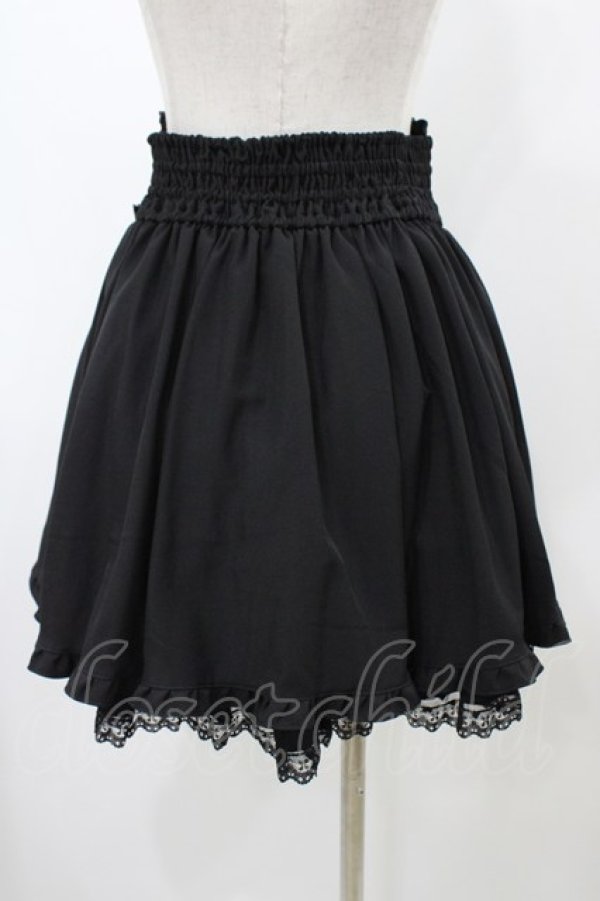 画像2: LIZ LISA / サイドカシュクールメッセージスカート Free ブラック H-25-12-16-1045-LO-SK-NS-ZH (2)