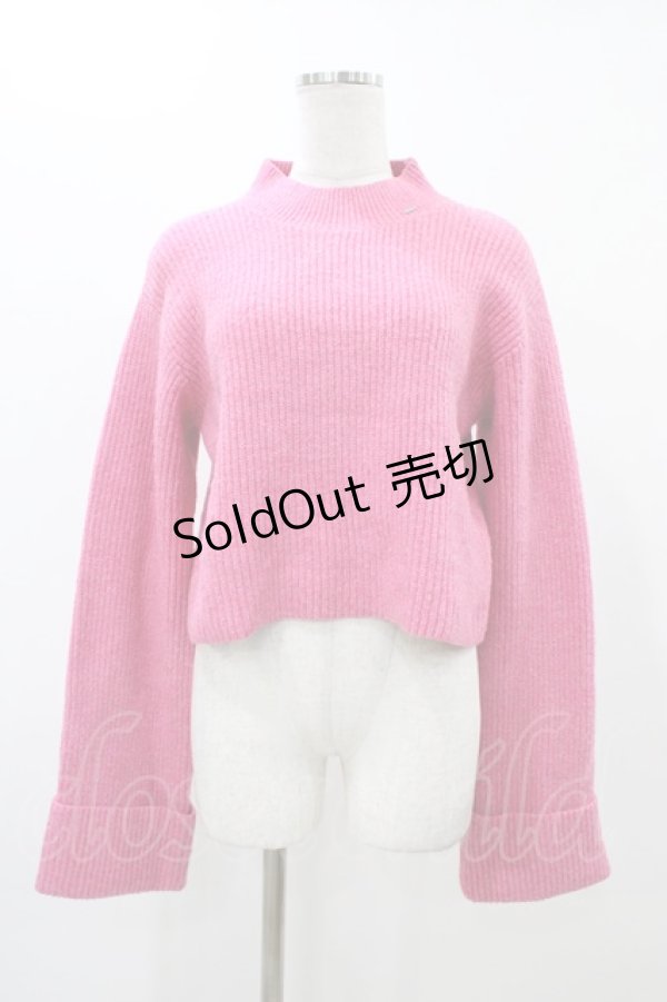 画像1: Riu / ハイネックニット Free ピンク H-25-12-16-1050-LO-TO-NS-ZH (1)