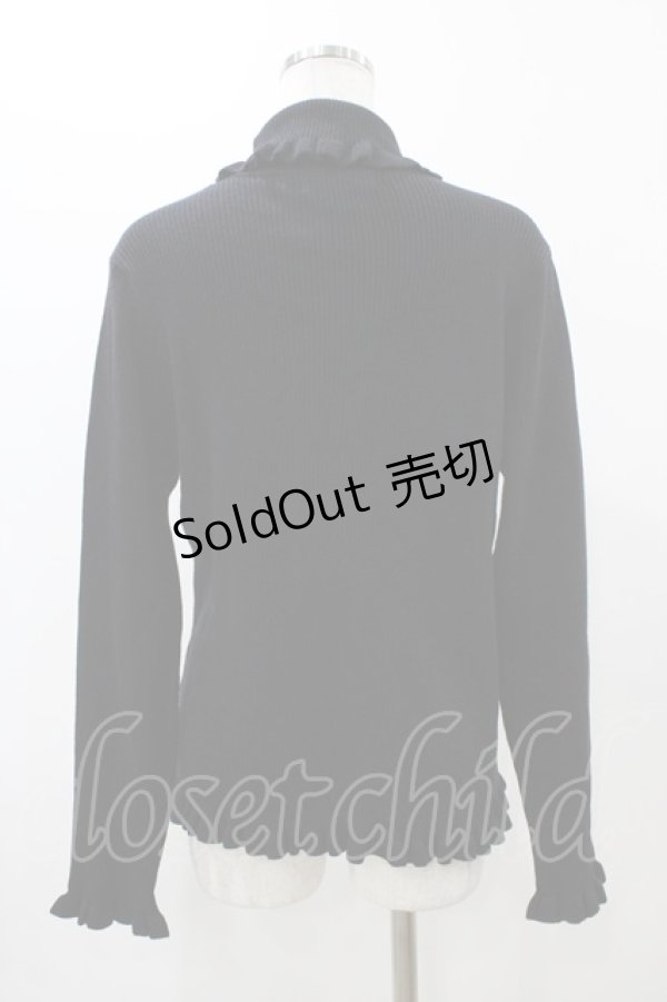 画像2: m petit by misako / サンリオキャラクターズコラボ クロミ ニットプルオーバー LL ブラック H-25-12-16-1052-LO-TO-NS-ZH (2)