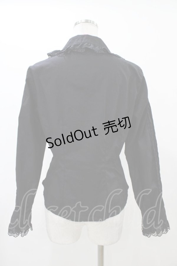 画像2: BABY,THE STARS SHINE BRIGHT / ローズレースブラウス M ブラック H-25-12-16-1053-BA-BL-NS-ZH (2)