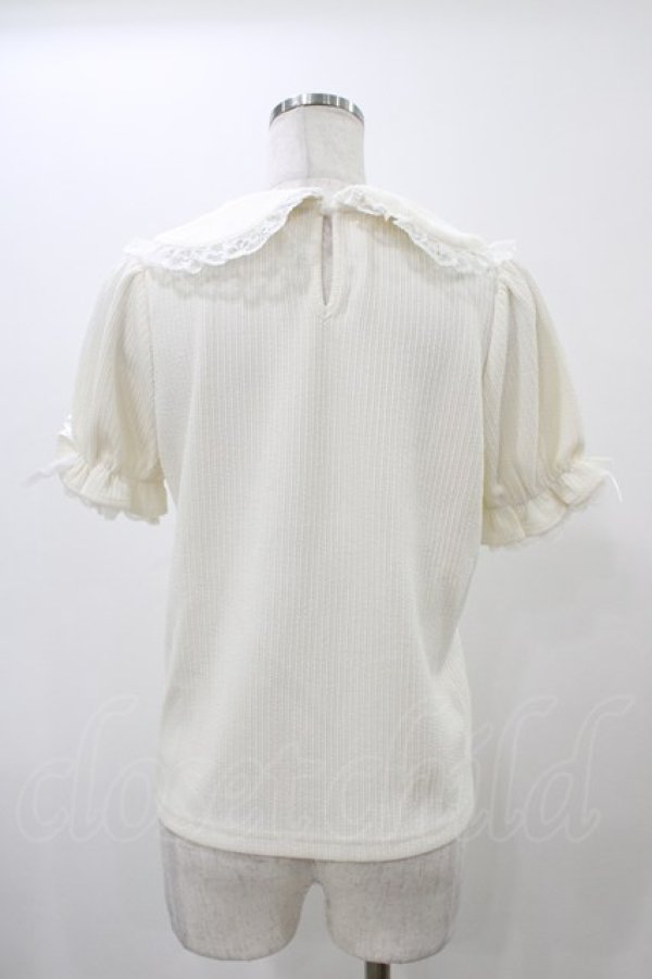 画像2: Honey Cinnamon / ハート刺繍トップス Free オフ H-25-12-16-1057-LO-TO-NS-ZH (2)