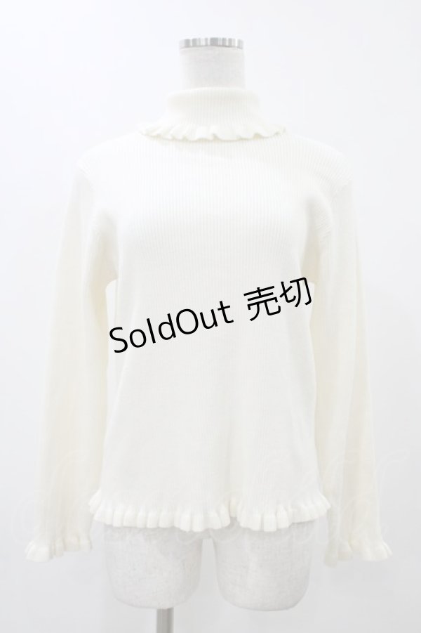 画像1: m petit by misako / サンリオキャラクターズコラボ シナモロール ニットプルオーバー LL オフ H-25-12-16-1058-LO-TO-NS-ZH (1)