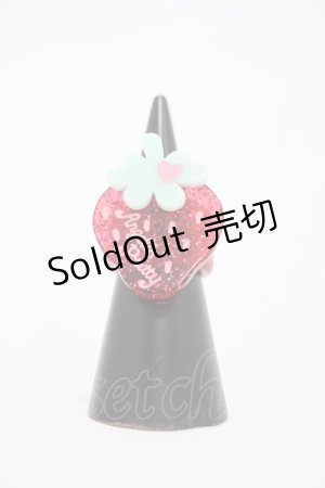 画像: Angelic Pretty / いちごちゃんリング Free レッド H-25-12-16-1010-AP-AC-NS-ZH