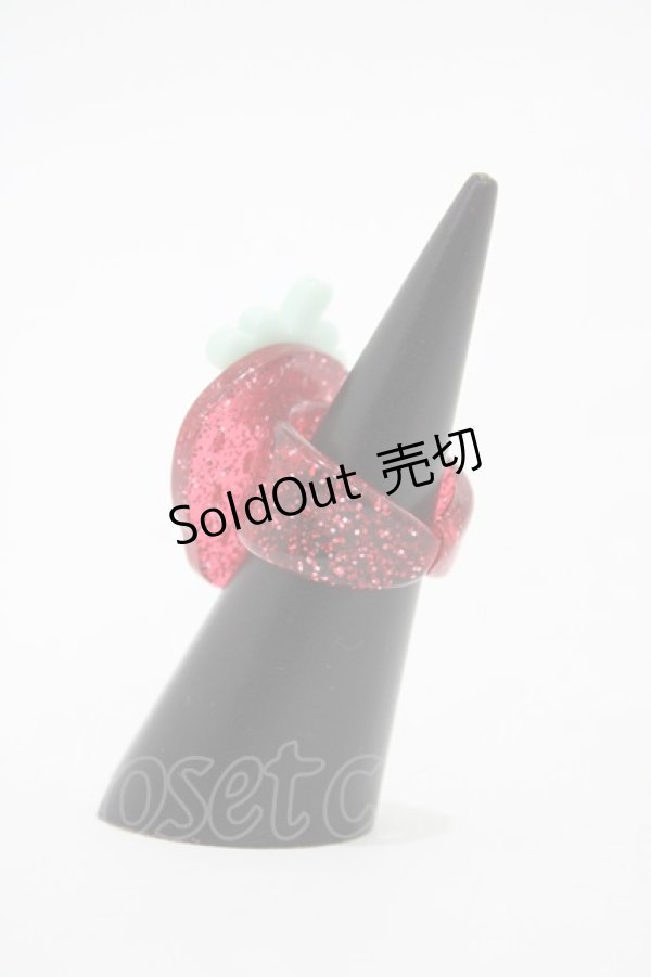 画像2: Angelic Pretty / いちごちゃんリング Free レッド H-25-12-16-1010-AP-AC-NS-ZH (2)