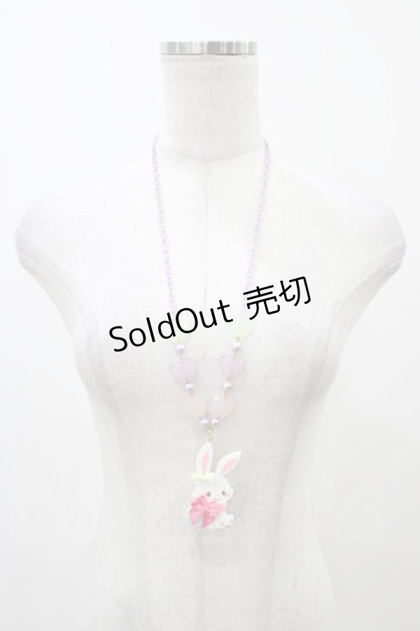 画像2: Angelic Pretty / Wish me mell×Angelic Prettyネックレス  ラベンダー H-25-12-16-1014-AP-AC-NS-ZH (2)