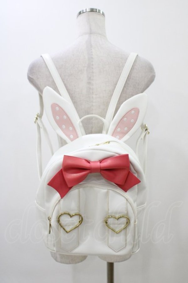 画像1: DearMyLove / Sanrio Wish me mell x DearMyLoveリュック  ホワイト H-25-12-16-1017-EL-BG-NS-ZH (1)