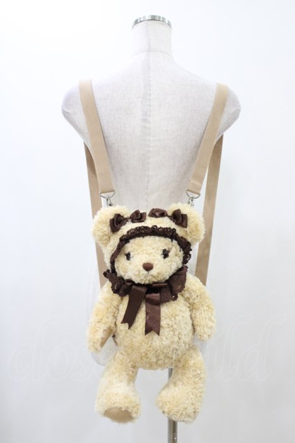 画像1: BABY,THE STARS SHINE BRIGHT / くまくみゃリュックミニ  ミルクティー H-25-12-16-1018-BA-AC-NS-ZH (1)