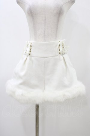 画像: LIZ LISA / 裾ファーショートパンツ Free ホワイト H-25-12-16-1019-LO-PA-NS-ZH