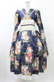 画像1: marcHenTica / 大和撫子ワンピース 表記なし ネイビー H-25-12-16-1024-LO-OP-NS-ZH (1)