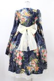 画像2: marcHenTica / 大和撫子ワンピース 表記なし ネイビー H-25-12-16-1024-LO-OP-NS-ZH (2)