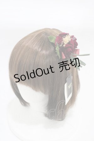 画像: Innocent World / 5輪ミニバラ コサージュ&クリップ  ボルドー H-25-12-16-1004-IW-AC-NS-ZH