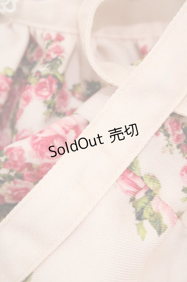 画像4: ANGELIQUE ROSA / ローズプリントジャンパースカート Free ピンク H-25-12-16-1030-LO-OP-NS-ZH (4)