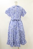 画像2: Jane Marple / Picnic cloth joyfulドレス  ブルー H-25-12-17-039-JM-OP-KB-ZH (2)