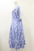画像3: Jane Marple / Picnic cloth joyfulドレス  ブルー H-25-12-17-039-JM-OP-KB-ZH (3)