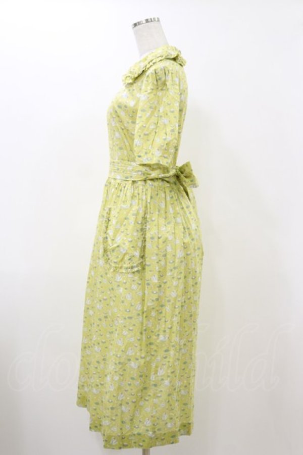 画像3: Jane Marple / Manonガーデンドレス  フレンチマスタード H-25-12-17-040-JM-OP-KB-ZH (3)