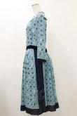画像3: Jane Marple Dans Le Salon / Scottish lionグランマドレス  スカイブルー H-25-12-17-042-JM-OP-KB-ZH (3)
