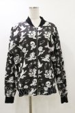 画像1: LISTEN FLAVOR / いたずら子猫の総柄ブルゾン  ブラック H-25-12-17-058-PU-JA-KB-ZH (1)