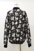 画像2: LISTEN FLAVOR / いたずら子猫の総柄ブルゾン  ブラック H-25-12-17-058-PU-JA-KB-ZH (2)