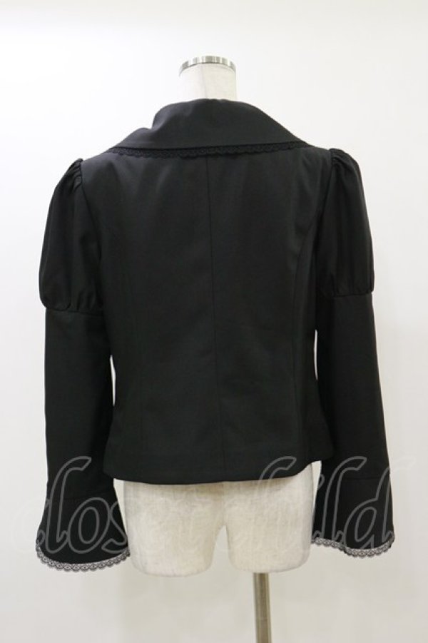 画像2: Moi-meme-Moitie / 十字架ボタン比翼ジャケット 9号 ブラック H-25-12-17-059-MO-JA-KB-ZH (2)