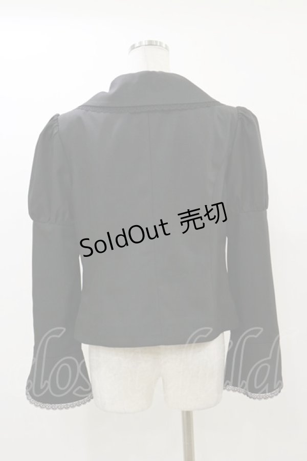 画像2: Moi-meme-Moitie / 十字架ボタン比翼ジャケット 9号 ブラック H-25-12-17-059-MO-JA-KB-ZH (2)