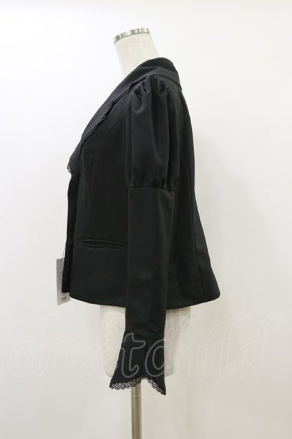 画像3: Moi-meme-Moitie / 十字架ボタン比翼ジャケット 9号 ブラック H-25-12-17-059-MO-JA-KB-ZH (3)
