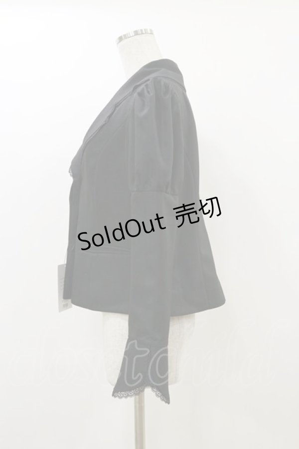 画像3: Moi-meme-Moitie / 十字架ボタン比翼ジャケット 9号 ブラック H-25-12-17-059-MO-JA-KB-ZH (3)