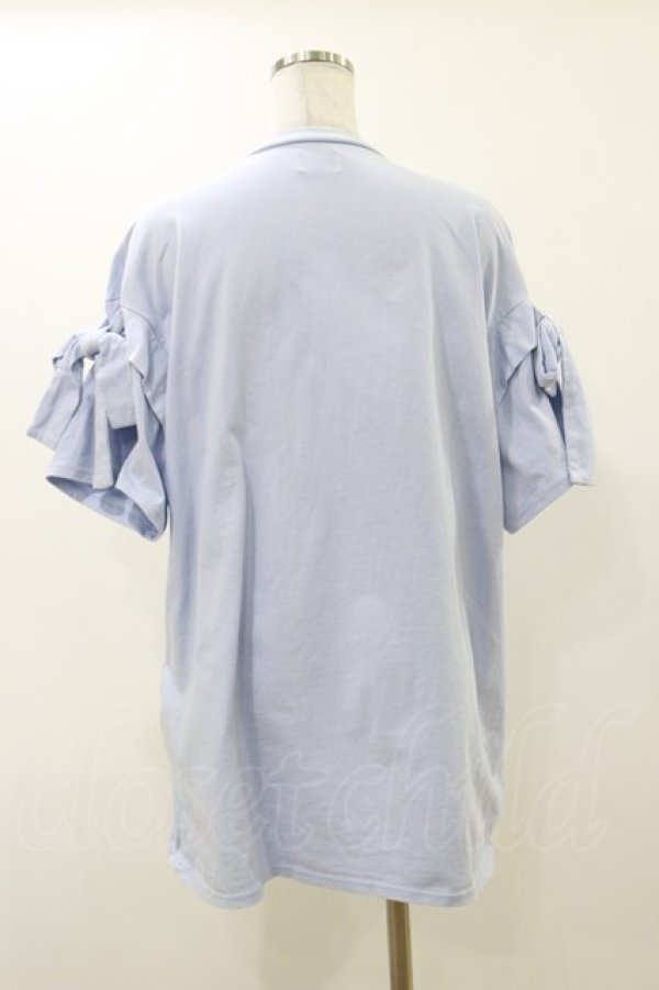 画像2: merry jenny / ピンタックBig Tee  サックス H-25-12-17-060-LO-TO-KB-ZH (2)