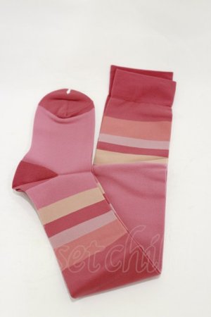 画像: Jane Marple Dans Le Salon / Color paletteオーバーニー  ピンク H-25-12-17-012-JM-ZA-KB-ZH